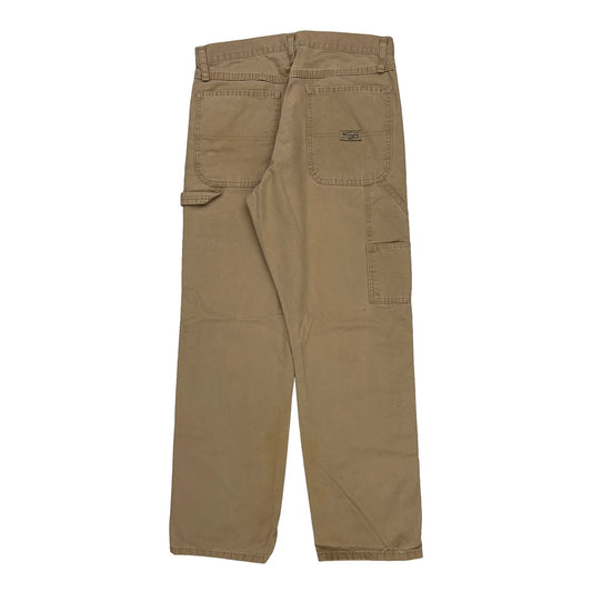 Wrangler Carpenter Trousers - 32W 31L Beige Cotton Blend