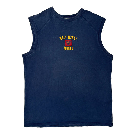 Disney Graphic Vest - XL Blue Cotton