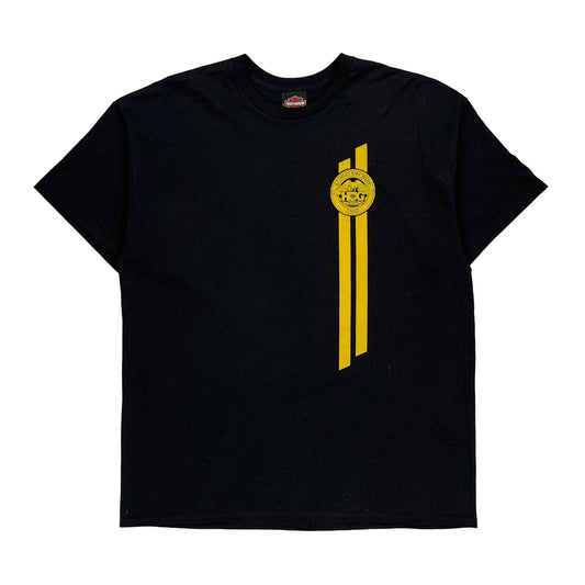 Sturgis Motorcycle Rally Harley Davidson Graphic T-Shirt - Large Black Cotton