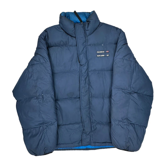 Polo By Ralph Lauren Puffer - XL Blue Polyester