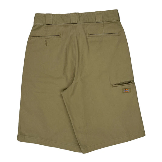 Dickies Shorts - 30W 12L Khaki Polyester Blend