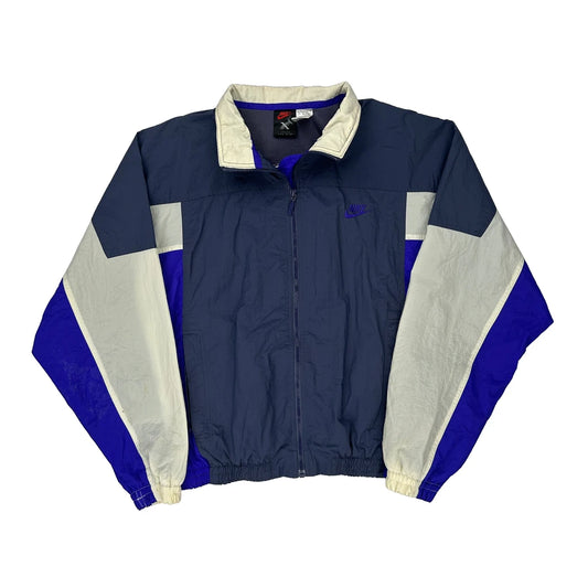 Nike Jacket - Large Blue Cotton