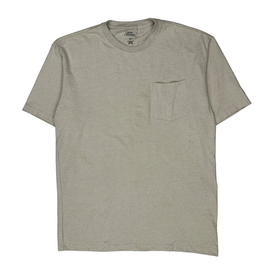 Dickies Tall T-Shirt - XL Beige Cotton Blend