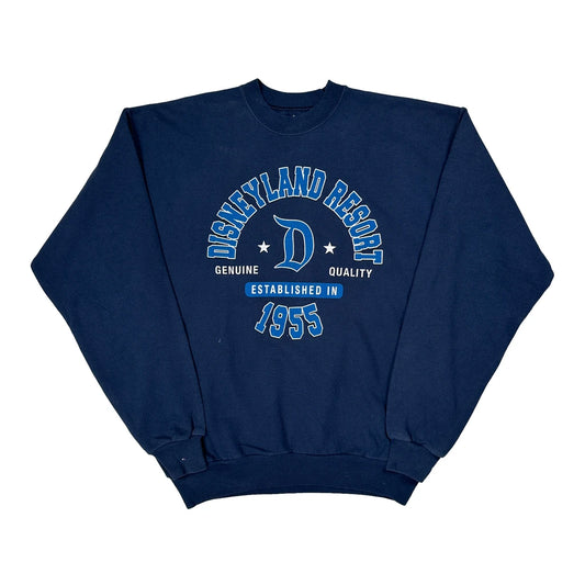 Disneyland Resort Hanes Graphic Sweatshirt - Medium Navy Cotton Blend
