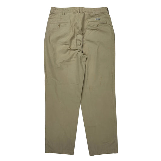 Dockers Trousers - 35W 34L Beige Cotton