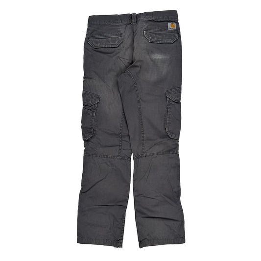 Carhartt Cargo Trousers - 30W 30L Grey Cotton