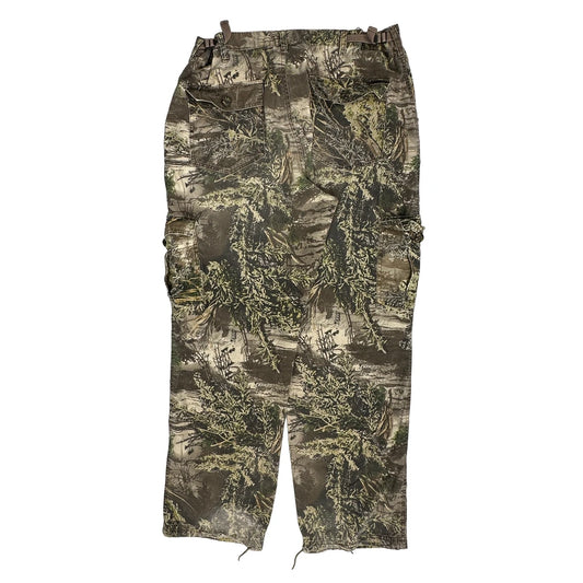 Russell Athletic Camo Cargo Trousers - 32W 31L Camo Cotton Blend