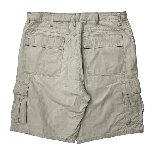 Wrangler Cargo Shorts - 36W 10L Beige Cotton