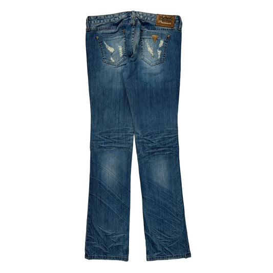 Guess Jeans - 31W UK 10 Blue Cotton