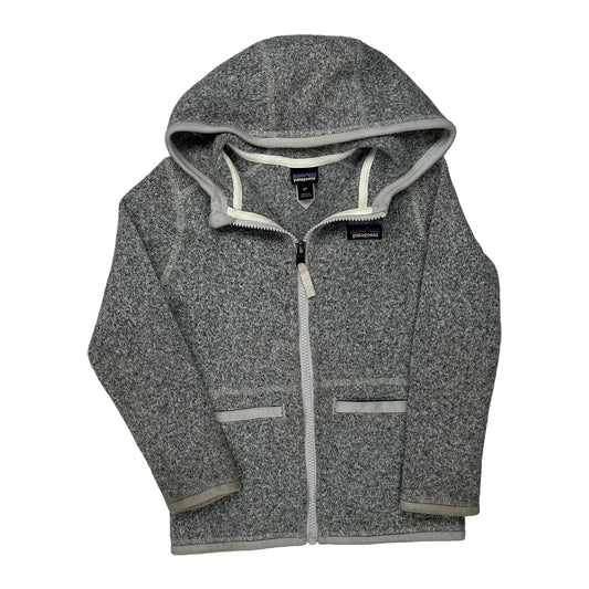 Age 5 Patagonia Fleece Jacket - XS Grey Polyester