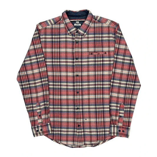 Tommy Hilfiger Checked Shirt - Large Blue Cotton