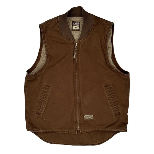 Schmidt Gilet - Medium Brown Cotton