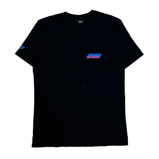Hold A Medz Stussy T-Shirt - Medium Black Cotton