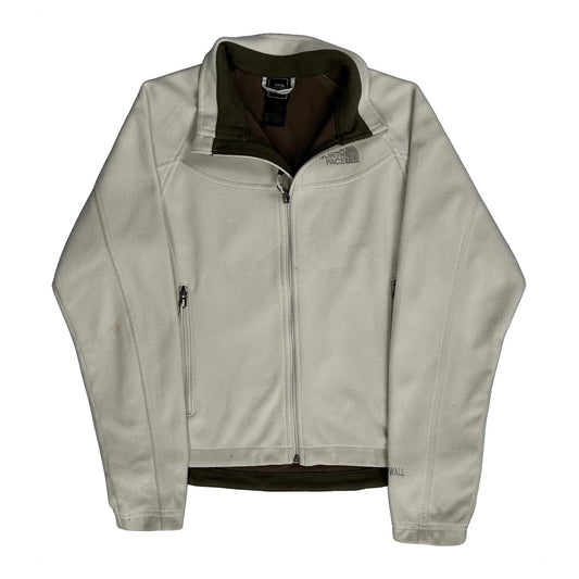 The North Face Fleece Jacket - Small White Polyester
