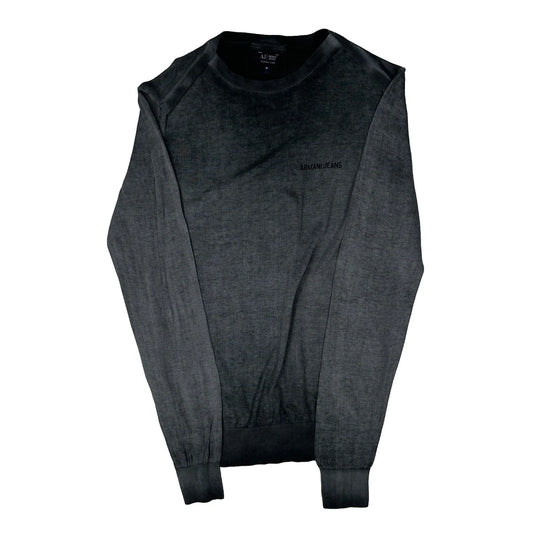 Armani Jeans Jumper - Medium Grey Knitted