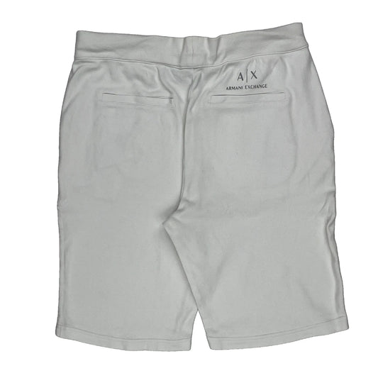 Armani Exchange Shorts - Medium White Cotton
