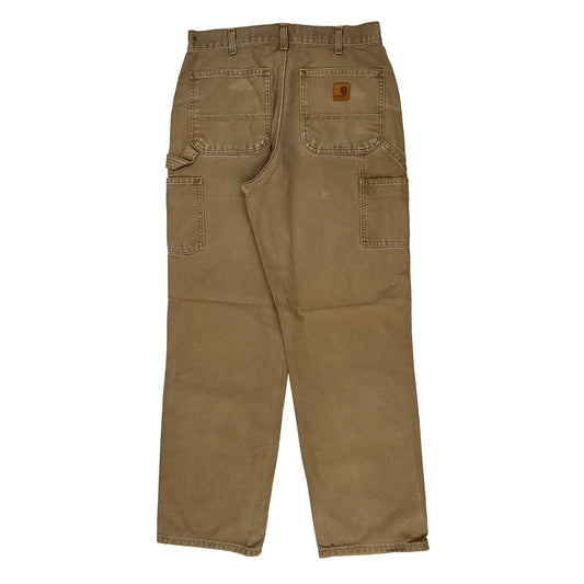 Carhartt Carpenter Trousers - 31W 32L Brown Cotton
