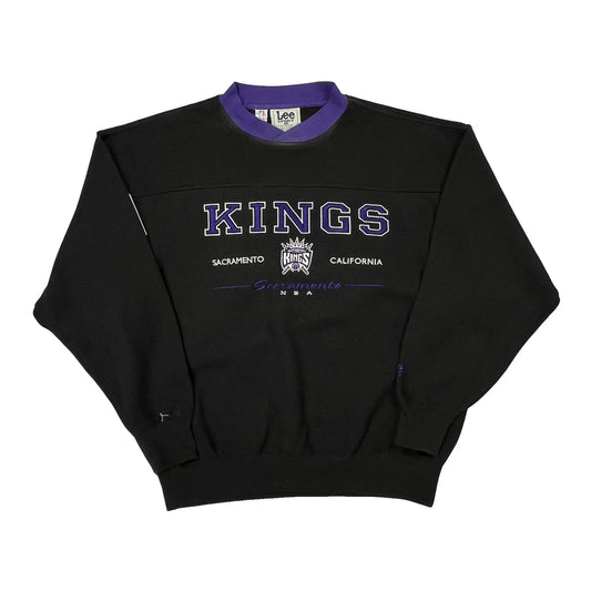 Sacramento Kings Lee Sport Nba Sweatshirt - Large Black Polyester Blend