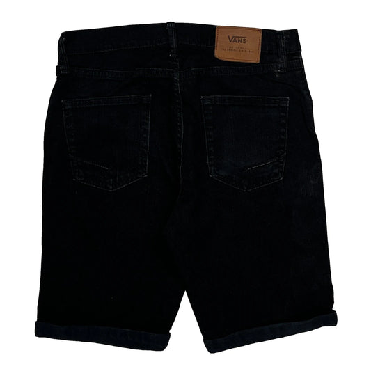 Vans Denim Shorts - 30W 10L Black Cotton