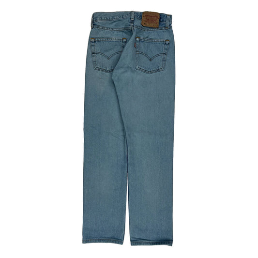 501 Levis Jeans - 26W 30L Light Wash Denim