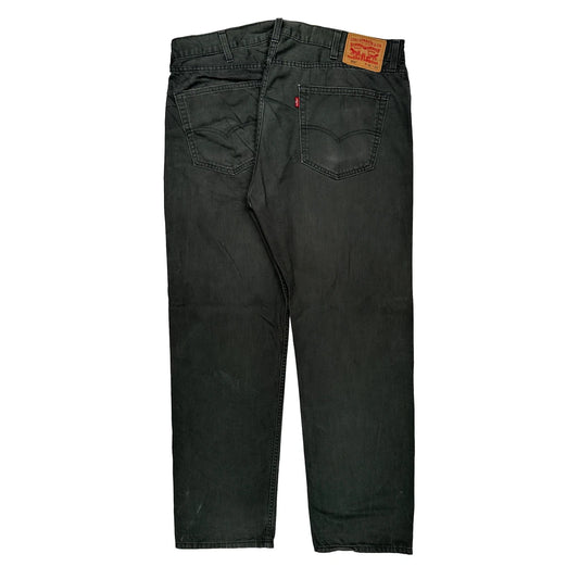 Levis 505 Jeans - 36W 31L Black Cotton