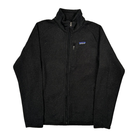 Patagonia Fleece Jacket - Medium Black Polyester