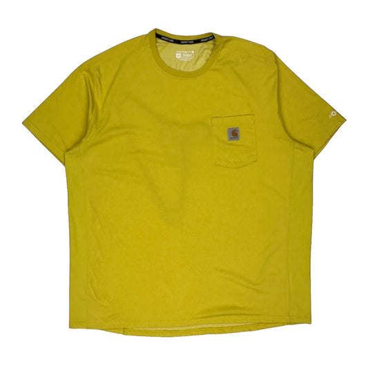 Force Carhartt T-Shirt - 2XL Yellow Cotton