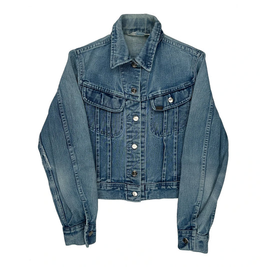 Lee Cropped Denim Jacket - XS Light Wash Denim