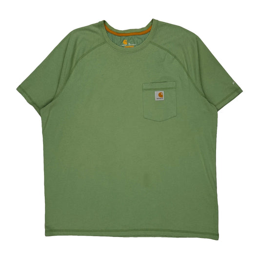 Carhartt T-Shirt - XL Green Cotton