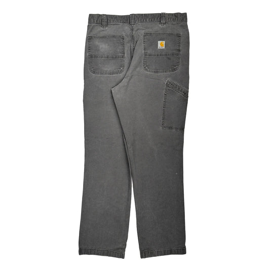 Vintage Carhartt Carpenter Trousers - 36W 32L Grey Cotton
