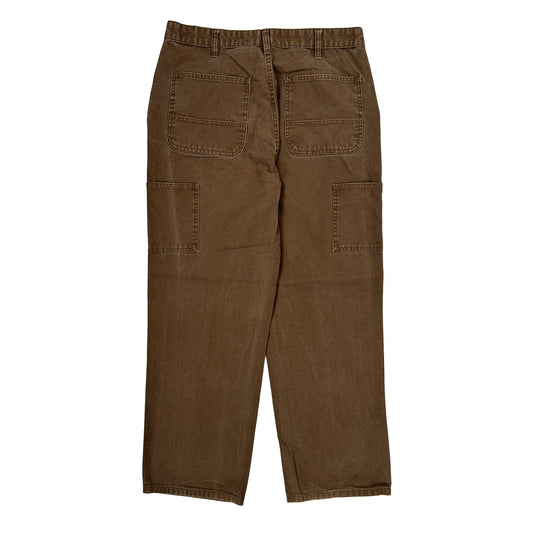 Unbranded Cargo Trousers - 32W 30L Brown Cotton