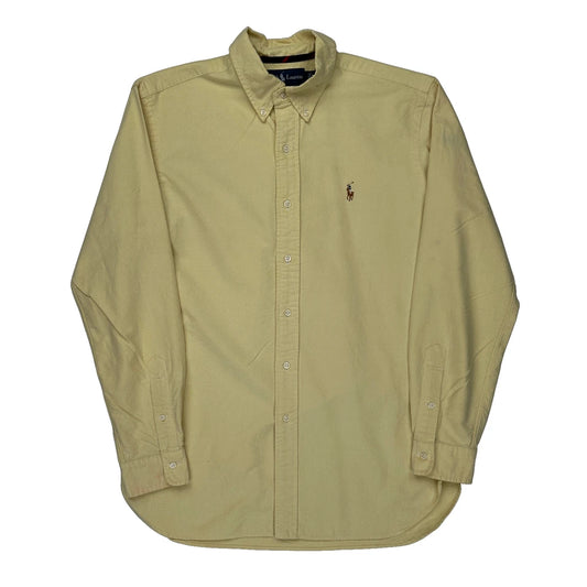 Ralph Lauren Shirt - Medium Yellow Cotton