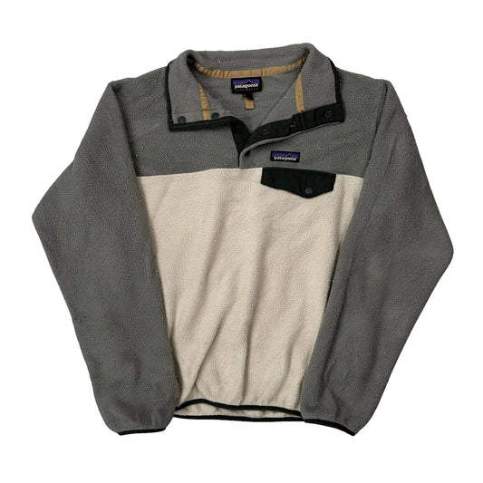 Vintage Synchilla Patagonia Fleece - Medium Cream Polyester