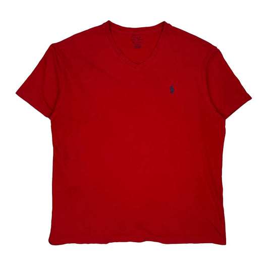 Polo By Ralph Lauren T-Shirt - Medium Red Cotton