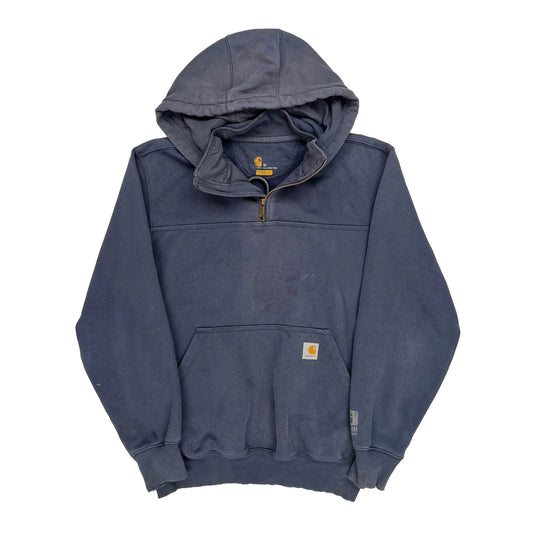 Carhartt Hoodie - Medium Blue Cotton Blend