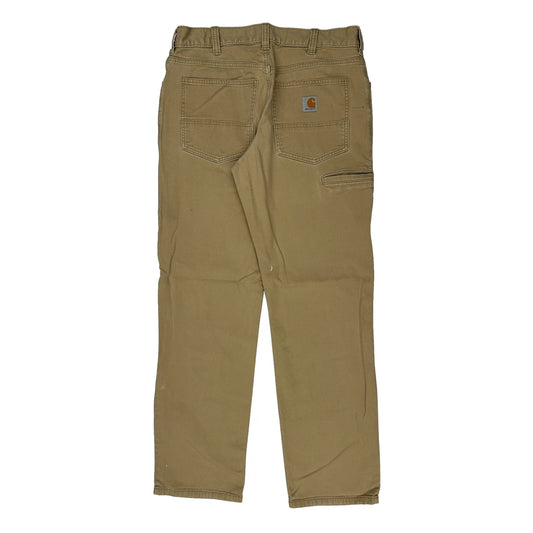 Carhartt Carpenter Trousers - 31W 30L Beige Cotton