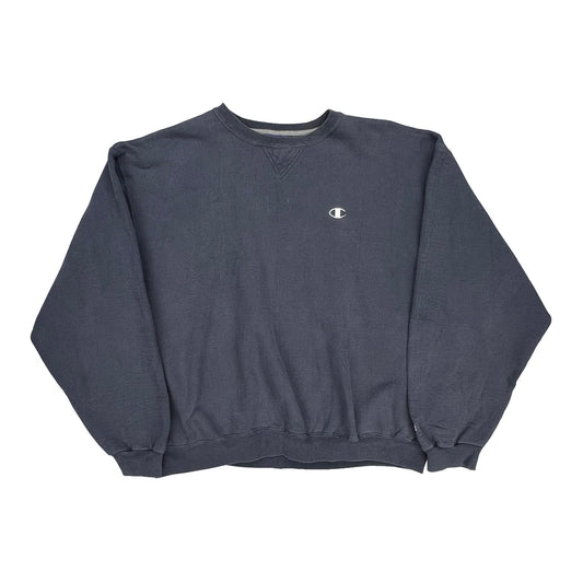 Champion Sweatshirt - Large Gray Cotton