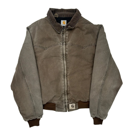 Cht Carhartt Santa Fe Jacket - Medium Brown Cotton