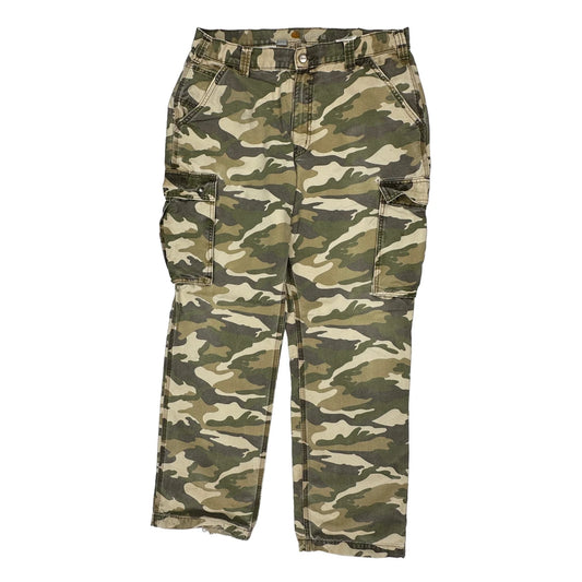 Carhartt Cargo Trousers - 34W 34L Camo Cotton