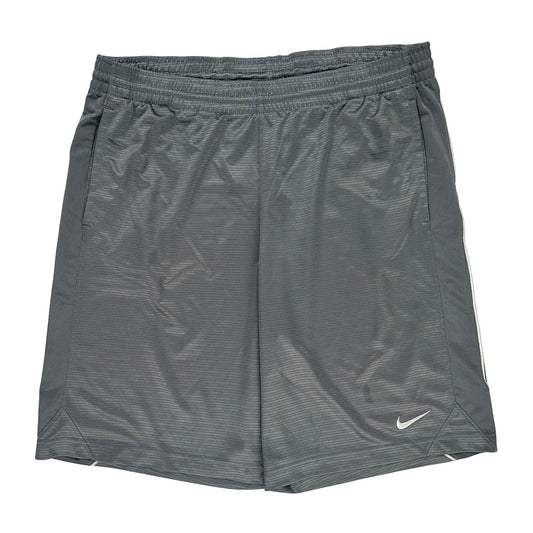 Nike Sport Shorts - Large Grey Polyester