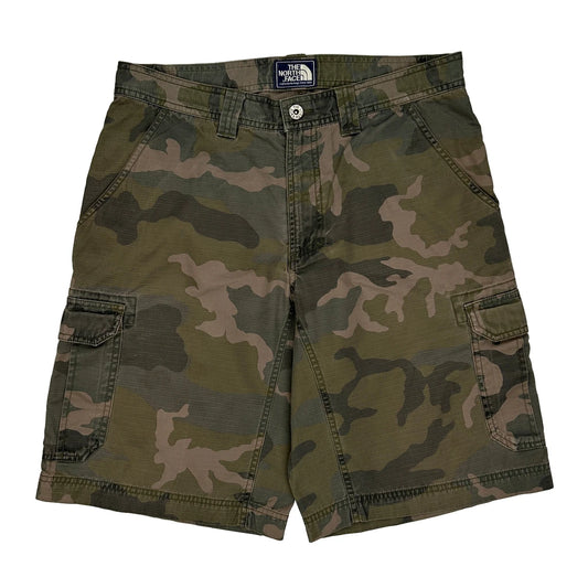 The North Face Camo Cargo Shorts - 32W 10L Camo Cotton