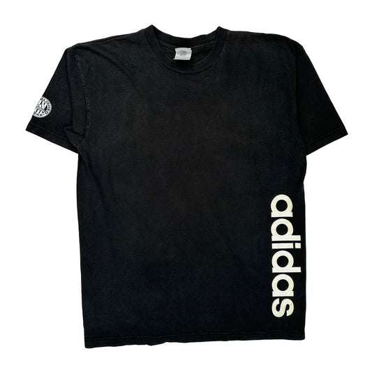 Five Ten Logo On Sleeve Adidas Spellout T-Shirt - XL Black Cotton