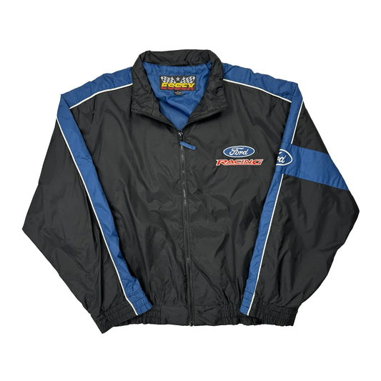 Ford Racing Essex Windbreaker - Large Black Polyester