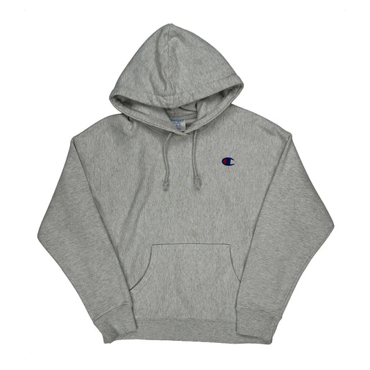 Reverse Weave Champion Hoodie - Medium Grey Cotton