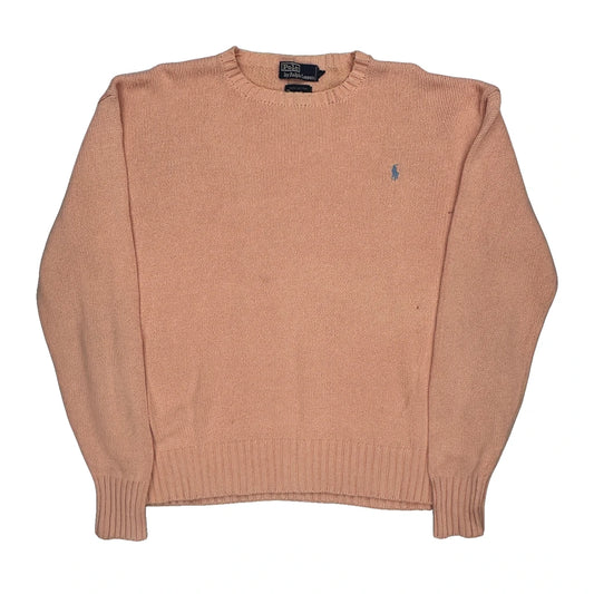 Polo By Ralph Lauren Jumper - XL Pink Cotton