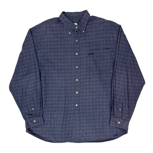Calvin Klein Jeans Checked Shirt - XL Blue Cotton