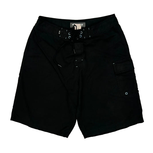 Oakley Cargo Shorts - 32W 11L Black Polyester