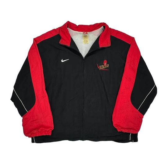 Vintage Calgary Dinos Basketball Nike Track Jacket - 4XL Black Polyester