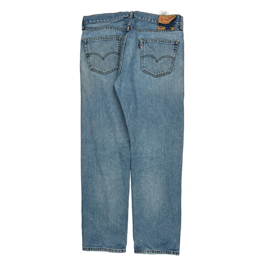 Levis 505 Jeans - 35W 32L Light Wash Cotton
