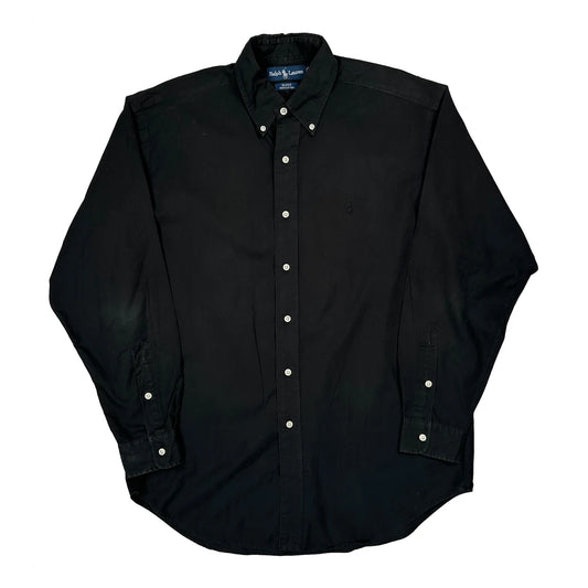 Blake Ralph Lauren Shirt - Medium Black Cotton